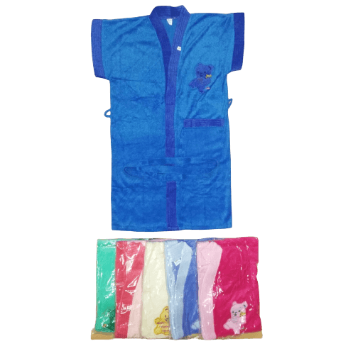 Toddler Bathrobe Pure Cotton Baby Bathrobe Kids Bathrobe