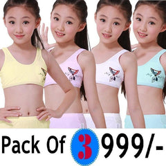 Training Bras for Girls Pack Of 3 Baby Bra Training Bras for Tweens