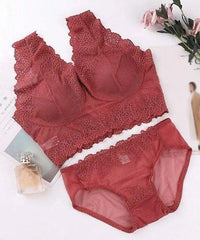 Tube Bralette Padded Bra Panty Set Women Lace Bra Panty Set Sexy Lingerie