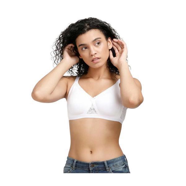 Wire-Free Support Bra With Touch Of Lace
