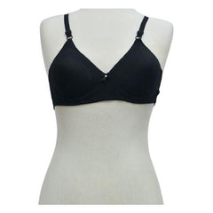 Wirefree Padded Bra Classic Matching Bra Best Cotton Bra for Everyday Comfy Bra