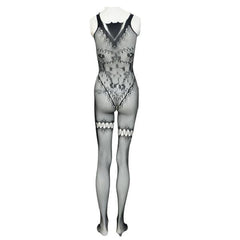 Women's Lingerie Bodystocking | Full Net Semi Transparent Bodystocking