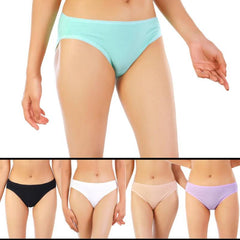 Buy Pack of 5 Girls Underwear Comfortable Panties | Ladies Cotton Panties