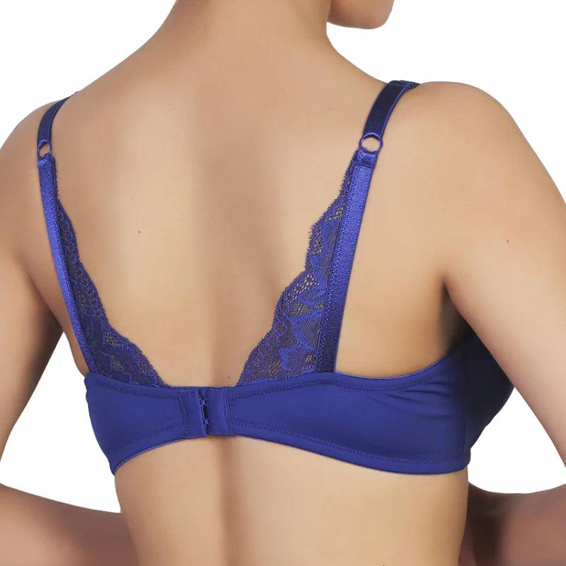 Buy push up bra for Laides | Wireless Go To T-Shirt Bra With a Touch Of Lace