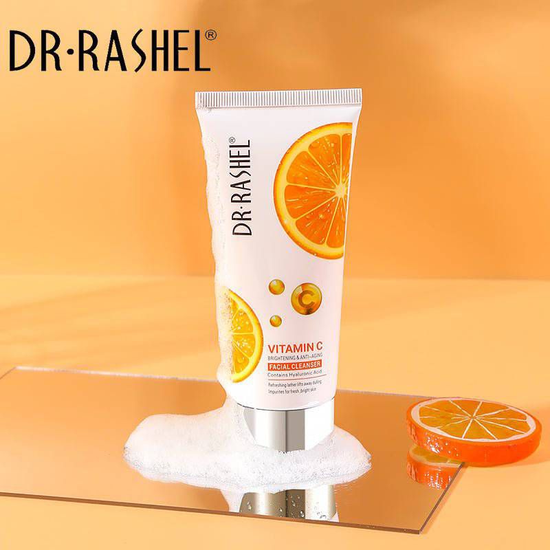 Dr.Rashel Vitamin C Brightening Facial Cleanser with Hyaluronic Acid - 80ml