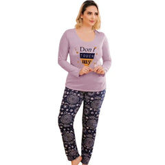 Full Sleeve Pajama Suit for Women | Ladies Winter Night Dress