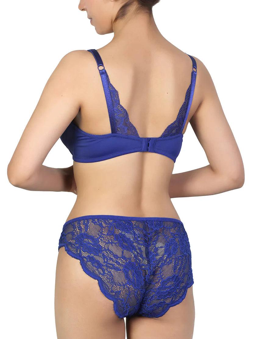 Latest Butterfly Bra With Lace Panty Set For Women