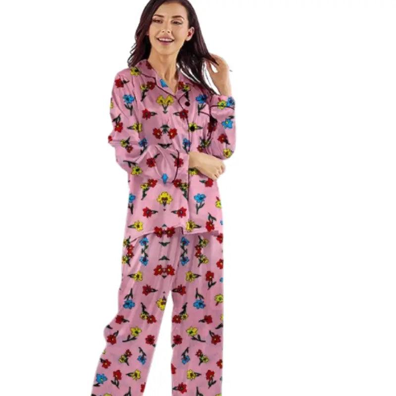 Pink Printed Nighty for Women | Best Night dress for Females