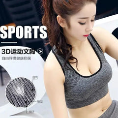 Seamless Padded Sports Bra for Women | Breathable Racerback Gym & Workout Bra