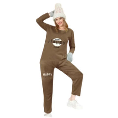 Soft Night Dress for Winter | 2pc nightwear for Female