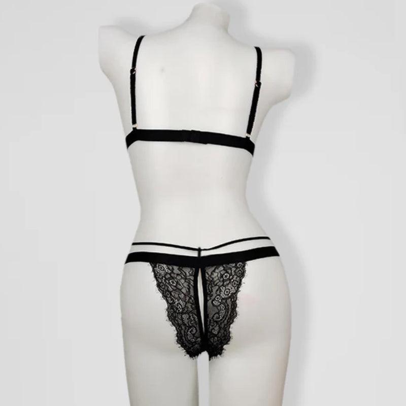 Stylish Sexy bra Panty Set_Full Net Sexy Lingerie Set