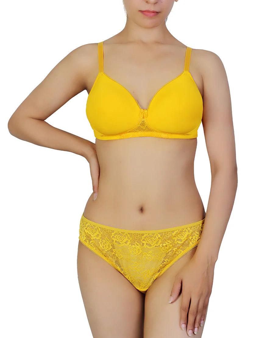 Women Butterfly Bra With Lace Panty Set Online in Pakistan