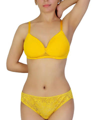 Women Butterfly Bra With Lace Panty Set Online in Pakistan