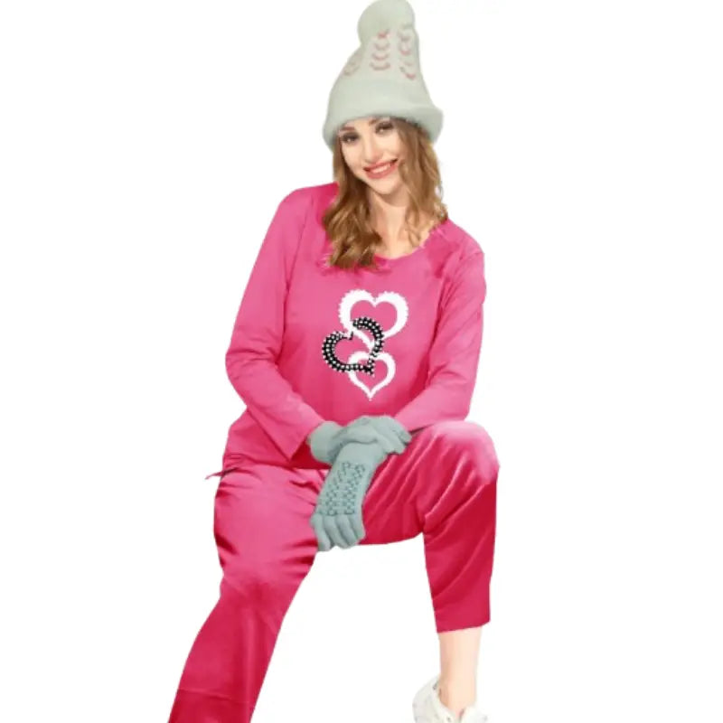 Winter Sleepwear Pajama Set for Cold Temperature | Warm Night Dresses