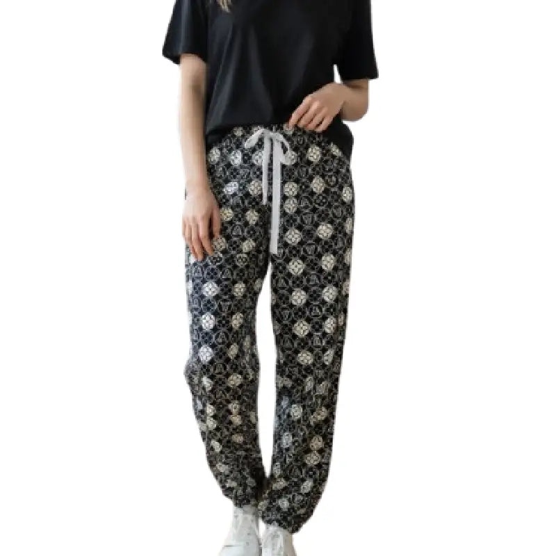 Women Trouser Printed Random Color Trouser Sleeping Trouser