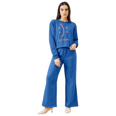 Women's 2 Piece Velvet Fleece Long Sleeve Pullover|Top and Pants Lounge Sleepwear Set