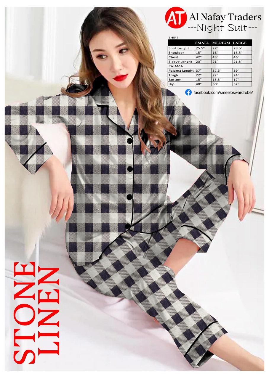 Branded nighties online | Printed night suit for ladies online
