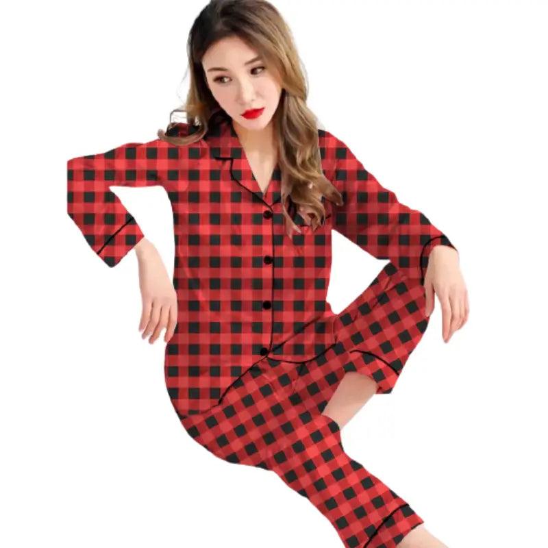Branded shirt pajma night suits | Ladies 2 Pcs Night Shirt & Pajama Set