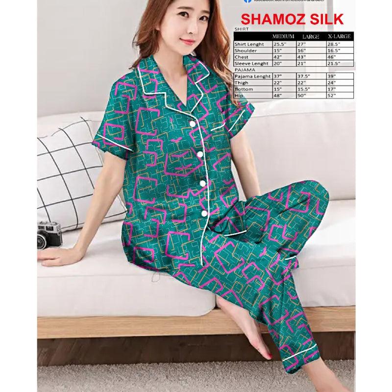 Cute Comfortable Ladies Nightwear Shirt Pajamas| Two-Piece Dress