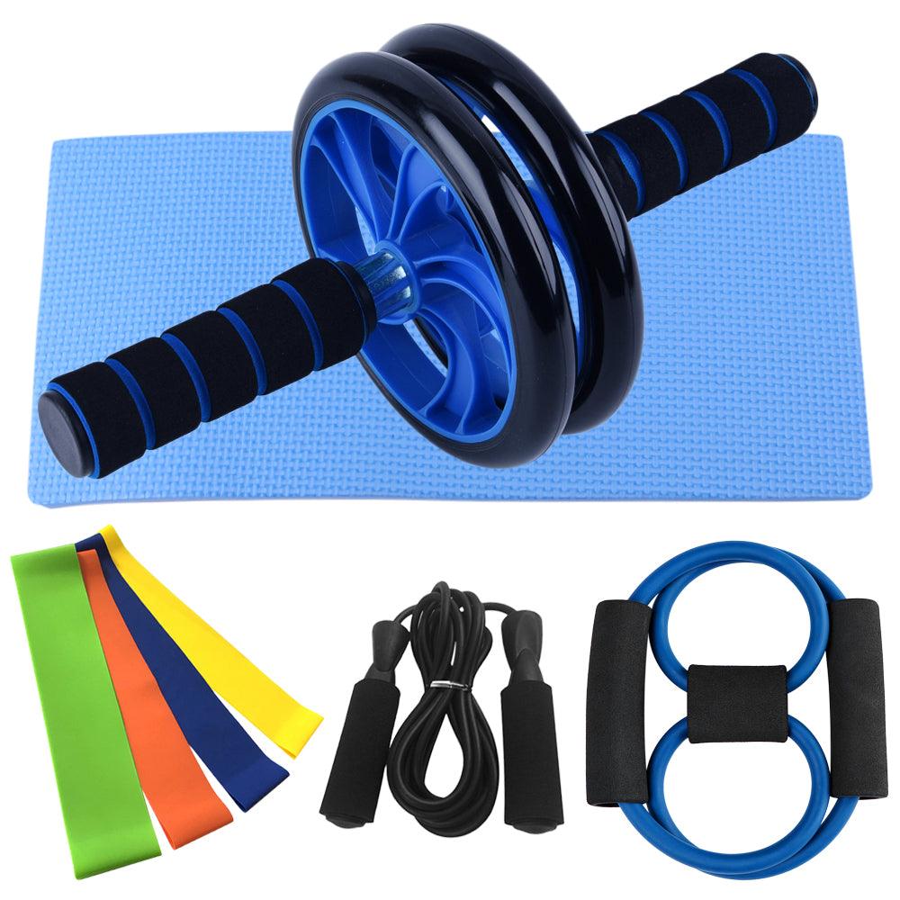 Gym Fitness Equipment Muscle Trainer Wheel Roller Kit Abdominal Roller