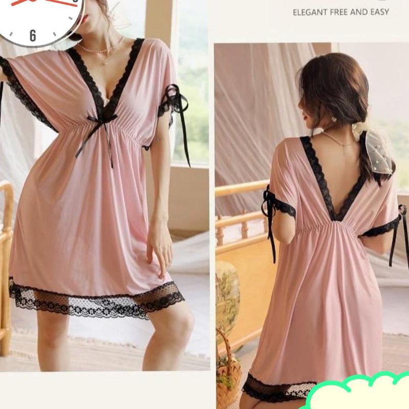 Ladies Short Sexy lace transparent nighty|Honeymoon Bridal Sexy ladies nighty