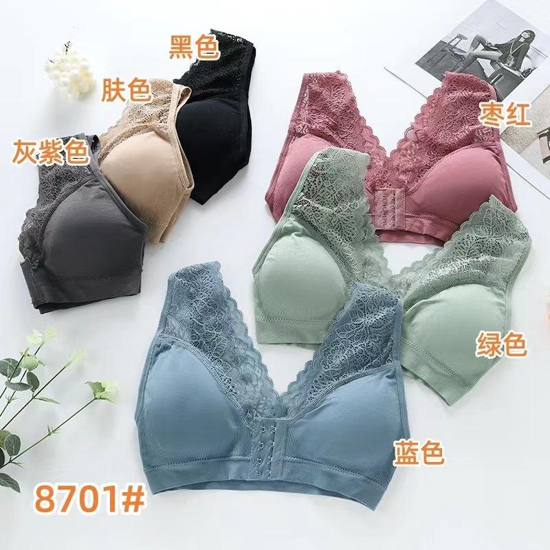 Latest Bra Cotton Nursing Bra Front Buckle for Feeding Breastfeeding Underwear for Women