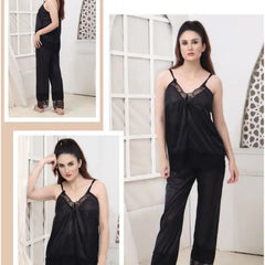 Latest Silk Cami And Pajama Set -2pc | Honeymoon Cami Set 2pc