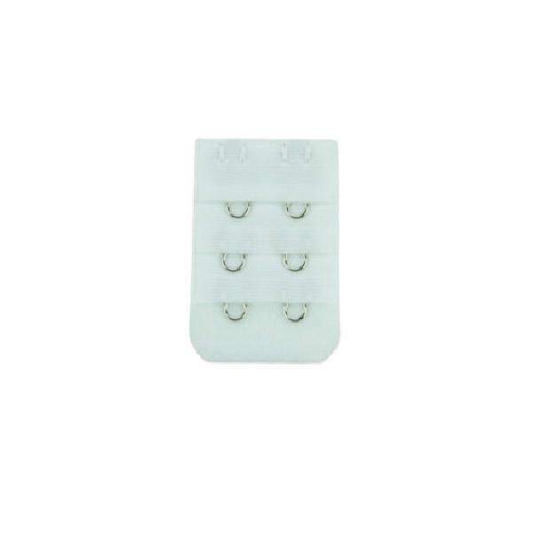 2-Hook 3-Rows Spacing Bra Extender-White