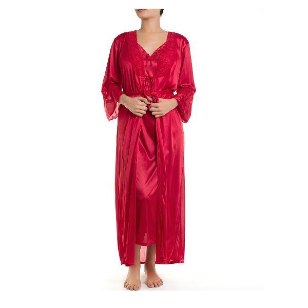 4 Piece Bridal Long Nighty