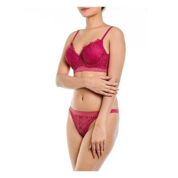 All Over Sheer Lace Bra and Panty Set