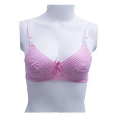 Best Ladies non-padded Cotton Woven Strips Bra