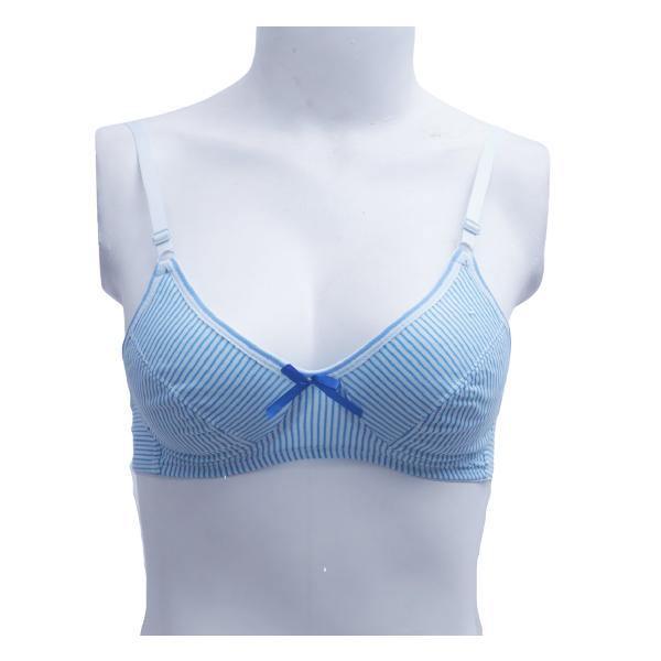 Best Ladies non-padded Cotton Woven Strips Bra