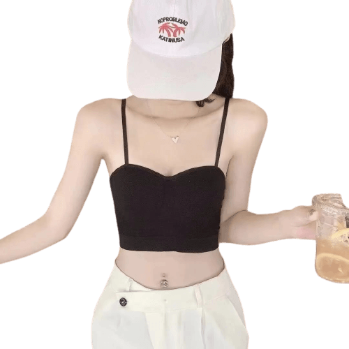 Black Crop Top Bralette Branded bra women bra online for Ladies online In Pakistan