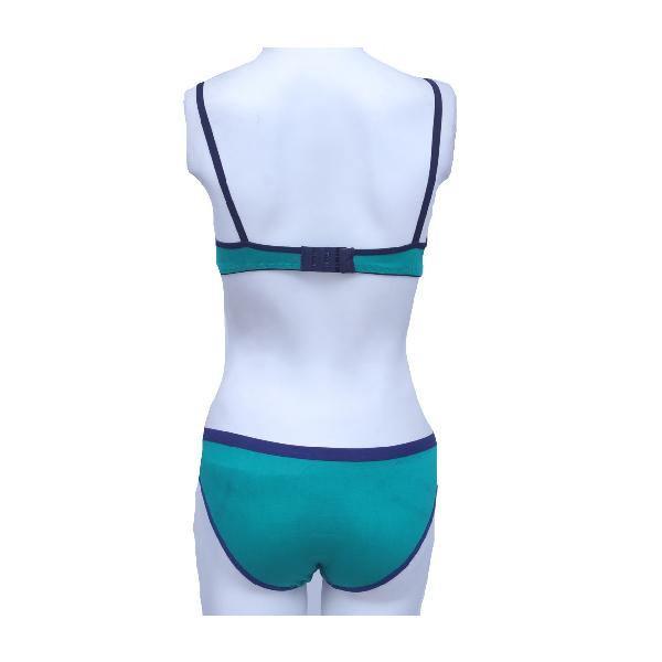 Blue Lily Bra Panty Set