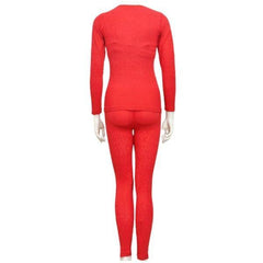 Body Warmer Thermal Suit | Women's Thermal Body Warmer | Strechable Thermal Body Warmer- Red