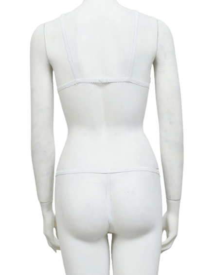 Bridal Bra Panty Set Non Padded Bra Semi Transparent Embroidered Bra Panty Set