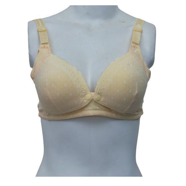 Buttoned Cups Feeding Bra