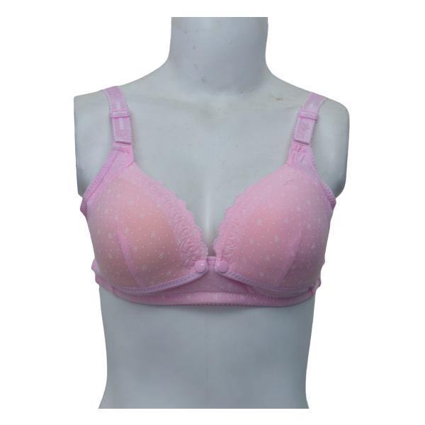 Buttoned Cups Feeding Bra