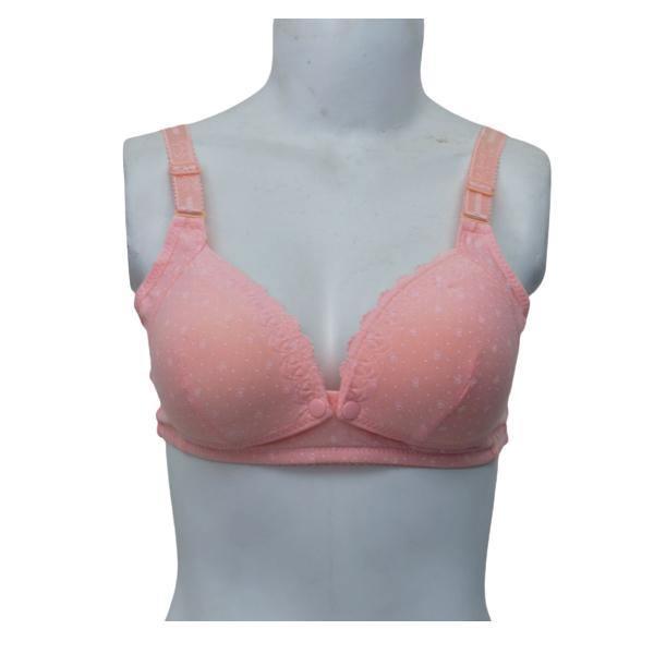Buttoned Cups Feeding Bra