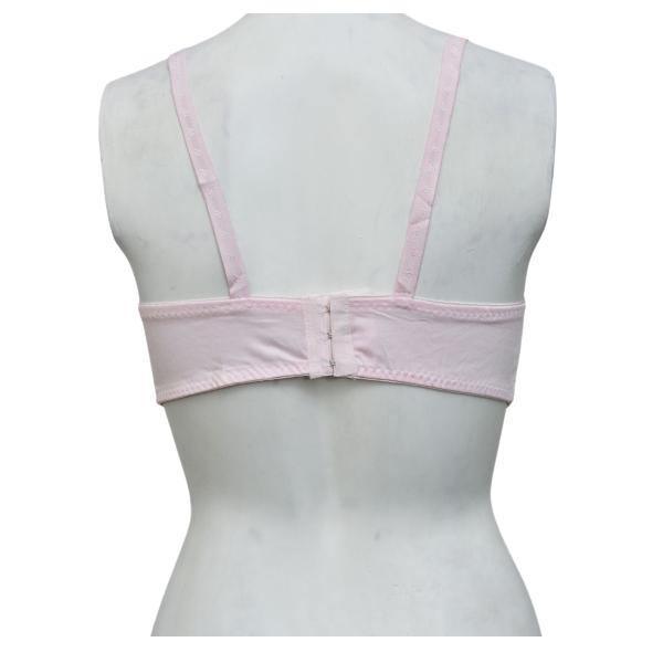 Buttoned Cups Non Padded Nursing Bra