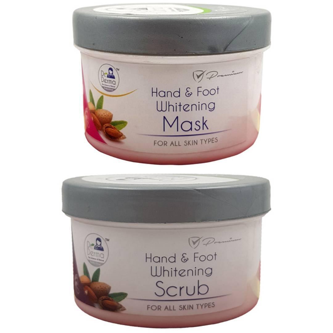 Buy Dr. Derma Hand & Foot Whitening Mask with Scrub in Pakistan