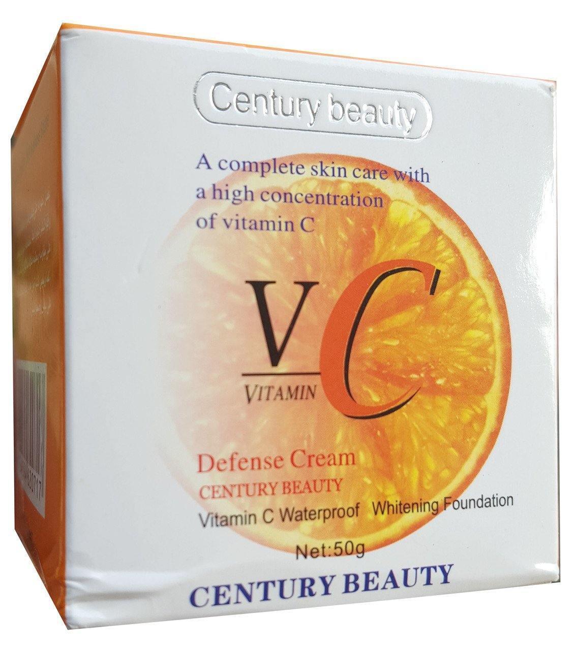 Century Beauty Vitamin C VC Waterproof Whitening Foundation 50g – Imported