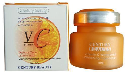Century Beauty Vitamin C VC Waterproof Whitening Foundation 50g – Imported