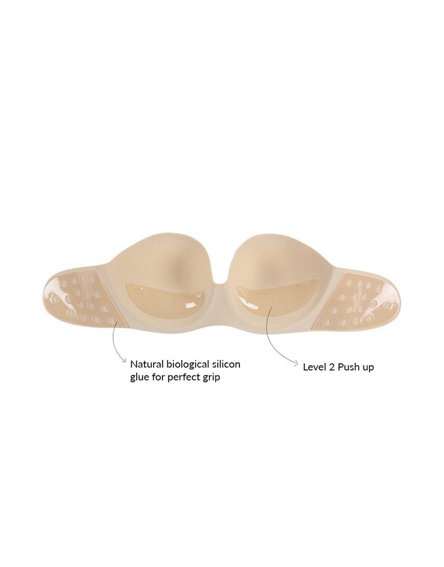 Clean Finish Pushup Wired Stick On Bra