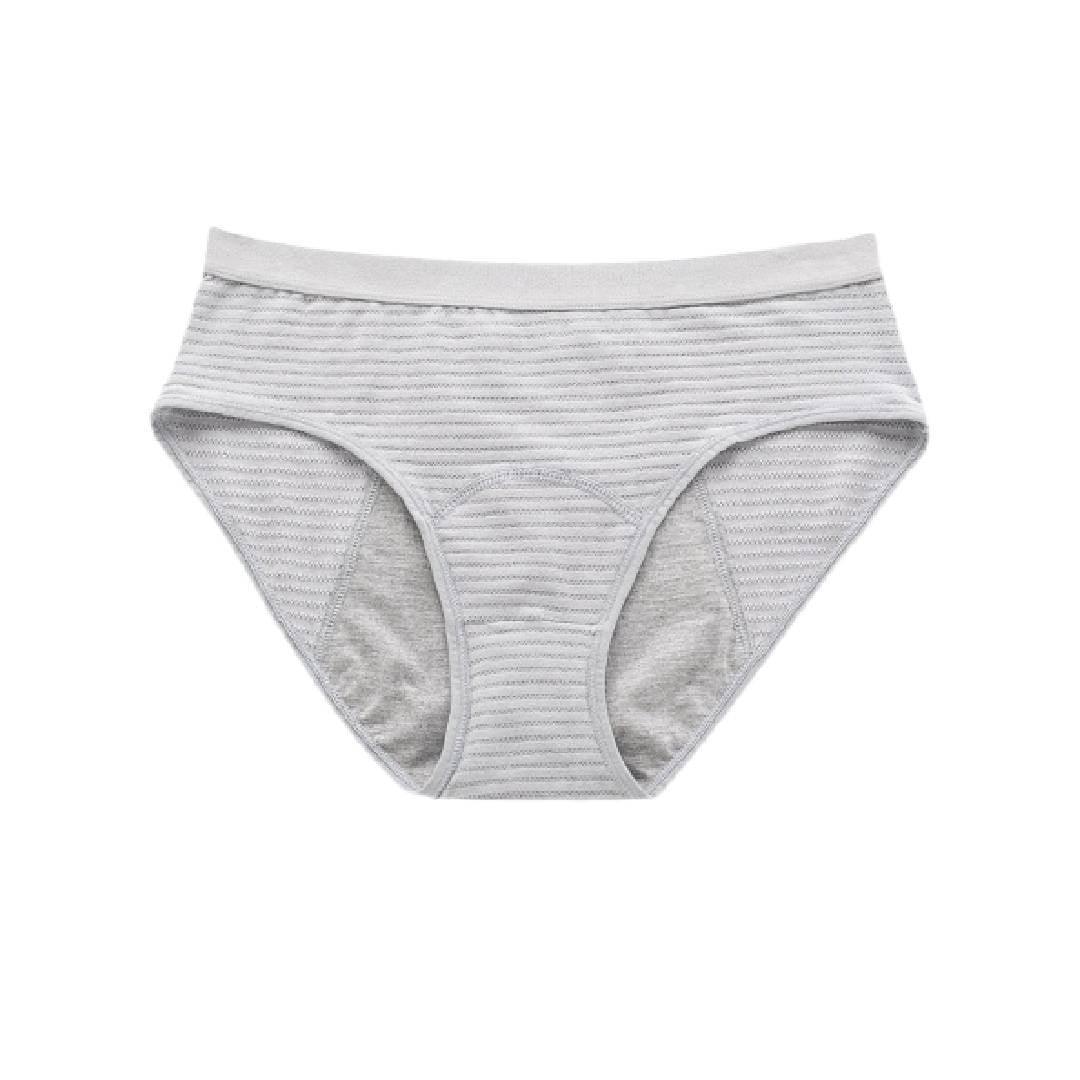 Cotton Menstrual Leak Proof Panty Grey| Menstrual Postpartum Panties For Women