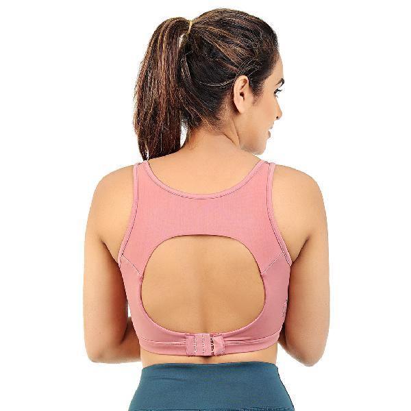 Cut-out Back Medium Impact Sports Bra