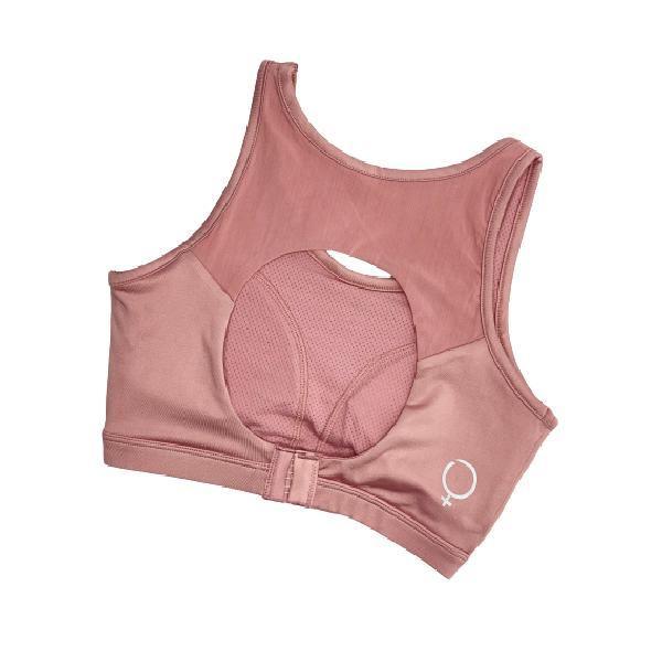 Cut-out Back Medium Impact Sports Bra