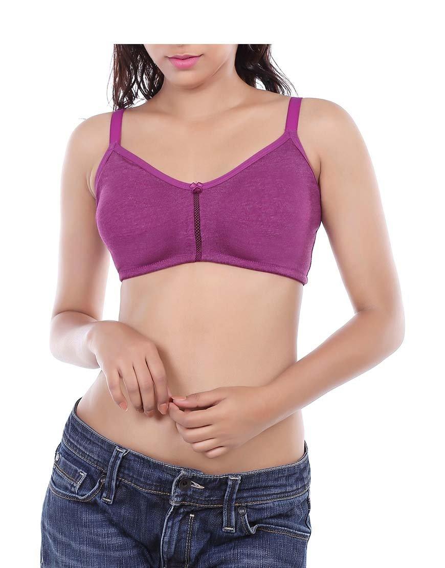 Double Layered Wirefree Cotton Bra