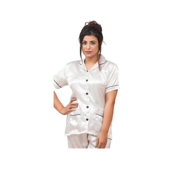 Elegant Loungewear 2 Pcs Latest Silk Nightdress for Women Best Luxury Loungewear