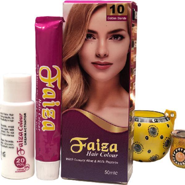Faiza Hair Colour 10 Golden – shapewear.pk